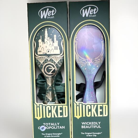 Wet brush Other - Wet Brush Wicked Original Detangler Set w/ Scrunchie & Bow Clip